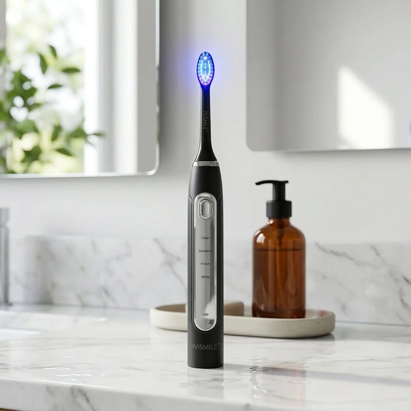 DualWave Blaulicht Therapie Schall Zahnbürste