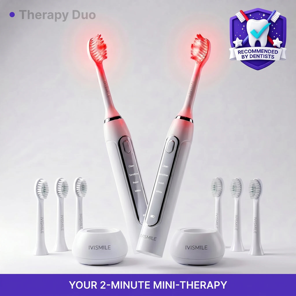 DualWave Red Light Therapy Sonic Toothbrush