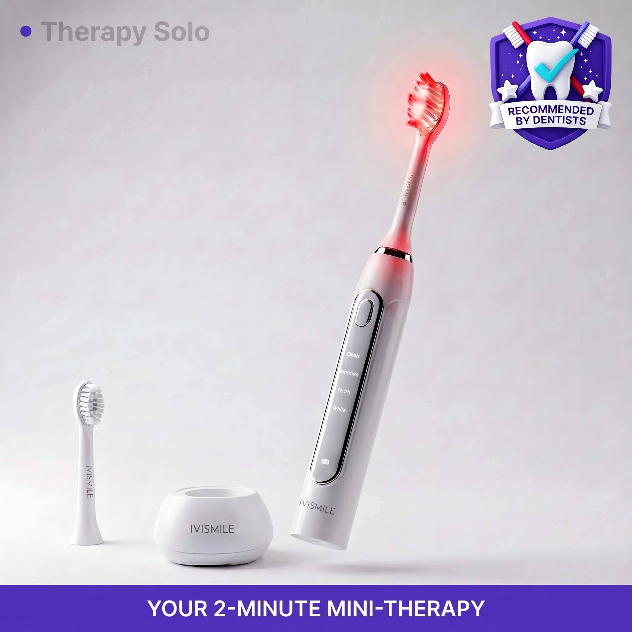 DualWave Red Light Therapy Sonic Toothbrush